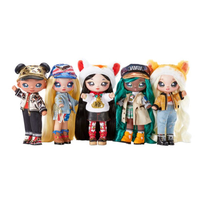 Bộ đôi lấp lánh búp bê thời trang Na Na Na và Pom sành điệu NA NA NA 119302EUC