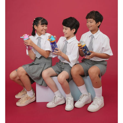 Bình nước TRITAN Space Adventure Xanh Navy CLEVERHIPPO WB02