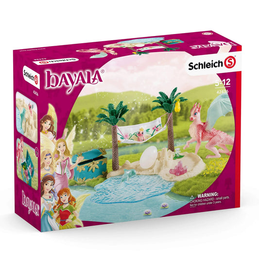 Đồ Chơi Mô Hình Đảo Rồng Và Thùng Kho Báu SCHLEICH 42436