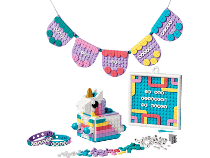 Đồ Chơi Lắp Ráp Hộp Đựng Trang Trí Kỳ Lân Đáng Yêu LEGO DOTS 41962