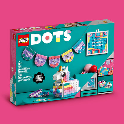 Đồ Chơi Lắp Ráp Hộp Đựng Trang Trí Kỳ Lân Đáng Yêu LEGO DOTS 41962
