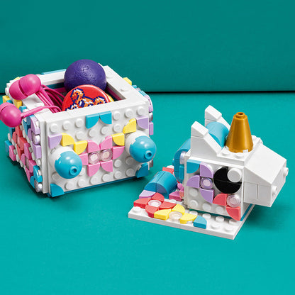 Đồ Chơi Lắp Ráp Hộp Đựng Trang Trí Kỳ Lân Đáng Yêu LEGO DOTS 41962