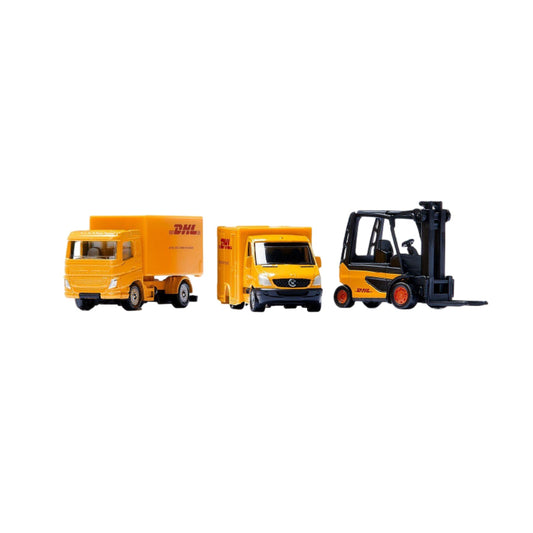 Mô Hình Bộ Xe Vận Chuyển Hàng Dhl SIKU 6335