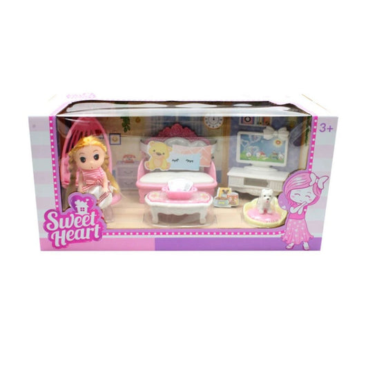 Bộ nhà búp bê mini - Phòng khách SWEET HEART SH0073