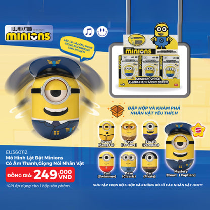 Mô hình lật đật Minions có âm thanh, giọng nói nhân vật EU360112