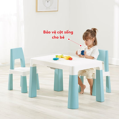 Đồ Chơi PEEK A BOO Bàn Học Kèm Ghế Cho Bé