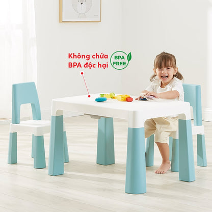 Đồ Chơi PEEK A BOO Bàn Học Kèm Ghế Cho Bé