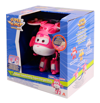 Robot Biến Hình Cỡ Lớn Có Đèn Và Âm Thanh  -  Dizzy SUPERWINGS YW740434